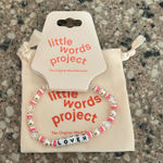 Little Words Project Lover Friendship Bracelet White Photo 0