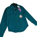 Hello Kitty  Green and Blue Utility Jacket with Relaxed Fit Photo 2
