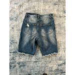 Hot Kiss NWT!  Distressed Denim Highest Rise Bermuda Shorts Size 1 Photo 1