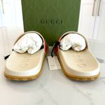 Gucci Rubber GG Interlocking Slide Sandals Photo 3