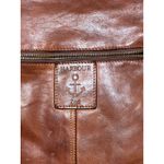 Harbour 2nd Tuula Brown Leather Woven Messenger Crossbody Bag Anchor Love Cognac Photo 5