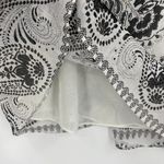 Marybelle Paisley Womens Top Sz 2X Y2K USA Boho Chiffon Flowy Festival Tie Back White Photo 3