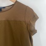 French Connection Top Size Small Sheer Polly Raw Edge Hi Low Classic Capsule Photo 4