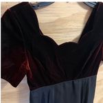 Women's Velvet Gown Stage Accents Performance Dress Theatre 6 Chiffon Black Photo 1