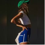 Free People NWOT Movement Island Time Short in Sapphire Skies Blue Photo 3