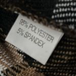 Brown Multicolored Plaid Shacket Size Medium Photo 12