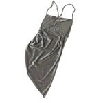 Amanda Uprichard  Janet Dress - Silver - Small Photo 12