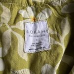 Lokahi Swimwear Plumeria Lounge shirt and short set Small Green Photo 2