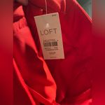 Loft NWT Petites Marisa Skinny Size 00P Red Fitted Slack Professional Pants HTF Photo 13
