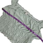 Miss Selfridge ASOS Miss Selfridges Mint Green Ruched Crop Top Photo 6