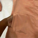 St. John Cowl Neck Zip Front Jacket Lightweight Coral Rose Women's Medium Photo 11