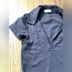 Babaton  black polo crop shirt medium Photo 1