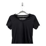Jockey Black Athletic Short Sleeve Workout VNeck TShirt Size Medium Workout Photo 1