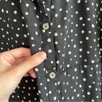 ✨ Full Moon Maternity Polka Dot Black White Dress Large Black Size undefined Photo 7