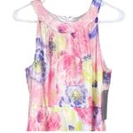 Marc New York Dress Women’s 8 Pink Floral Maxi Sleeveless Halter Tiered NEW Photo 1