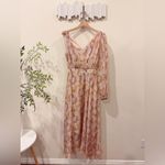 En Saison Winnie One Sleeve Maxi Dress in Sugar Berry Size Small NWT Gold Photo 1