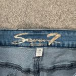 Seven7 Jeans Weekend Short WOmen's 16 Blue Denim Cut Off Distressed 4.5" Inseam Photo 3