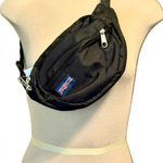 Jansport  Fifth Avenue Black Nylon Small Fanny Pack Belt Bag 2.5"x12.5"x4" NEW Photo 0