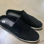 Vince  Verrell Black Suede Leather‎ Slip On Mule Sneaker Size- SIze 7.5 Photo 6