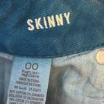 American Eagle  Outfitters Skinny Jeans Teal Blue Stretch Women 00 Photo 8