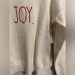 Rae Dunn  Joy Christmas Knit Sweater | White Sweater| Holiday Sweater | Large Photo 5