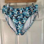 La Blanca Swim Bottom Tummy Control High Waist Blue Gold 16W Photo 6