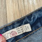 ZARA  denim jean bermuda shorts distressed size 8 Photo 3