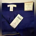 Chico's Chico’s Womens Dark Purple Rapture Ultimate Fit Slim Leg Regular Corduroy Size 1 Photo 1