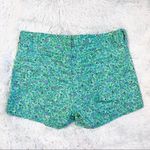J.Crew  Women’s Stretch High Rise Green Floral Denim Shorts 6 Photo 3