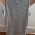 Champion  Authentic athletic gray embroidered logo tank top, size M athleisure Photo 4
