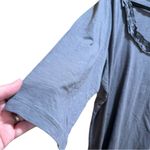 Women's 22/24 Avenue Double Ruffle 3/4 Sleeve Dark Gray Too Shirt Scoop Neck NWT Size undefined Photo 3