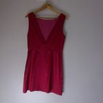 house of harlow 1960 Low Back Satin Mini Dress Fushia Pink Size 8 Photo 1