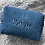 Christian Dior Dior Classic Blue Denim Pouch Photo 0