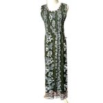 Faith long green seashell trim Hawaiian dress Size M Photo 12