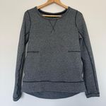Lululemon Exhalation Pullover Heathered Black Photo 3