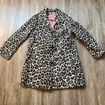 Kate Spade Leopard Print Single Breast Trench Raincoat Size M NWOT Photo 2