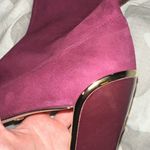 Diane Von Furstenberg Diane Con Furstenberg Velvet Suede Gold Heeled Photo 6