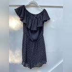Topshop Dotty Off The Shoulder Romper Size 6 Photo 3