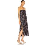 IRO New! Somov Paisley Lurex Jacquard Halter Midi Dress in Blue Sz 0 $585 Photo 6