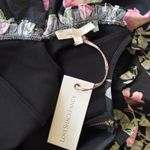 Love Shack Fancy  Sanam Mini Dress‎ Painted Mime Black Floral Size 8 NWT Photo 9