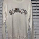 Eighty Eight  Cream Crewneck Jacket Photo 1