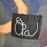 Vintage 90s LagenLook Art to Wear Abstract Embroidered Coat Jacket Gray Size M Photo 11