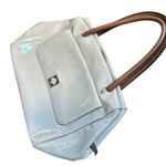 Kate Spade  Shelby Kingsbury Patent Leather Satchel Purse smooth shine Ash Tan​ Photo 11