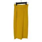 Mara Hoffman  Yellow Knit Alessia Midi Skirt Photo 1