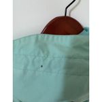 Eddie Bauer VINTAGE Womens Large Lightweight Coat Jacket Green Hooded Chore FLAW Photo 3