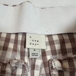 A New Day Mid Rise Gingham Print Skinny Ankle Pants Size 8 Preppy Casual Neutral Photo 5