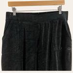 Juicy Couture Juicy by  Black Velour Pull-On Y2K Lounge Sweatpants Size Large Photo 2