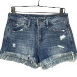 Vanilla Star Jeans Vanilla Star Women’s Jean Distressed Festival Shorts Size 9 Photo 1