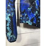 Fabletics  Ninety Six Windbreaker Blue Lava Full Zip Jacket Size‎ XXS Pockets Photo 4