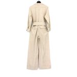 BOA Linen Blend Belted Jumpsuit Cream S Photo 11
